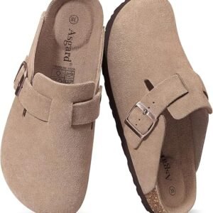 Asgard Genuine Suede Clogs for Women Men