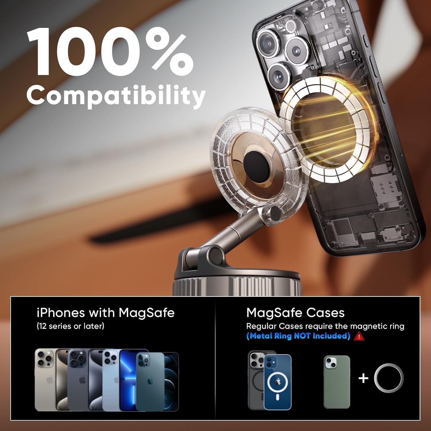 magnetic phone holder for car